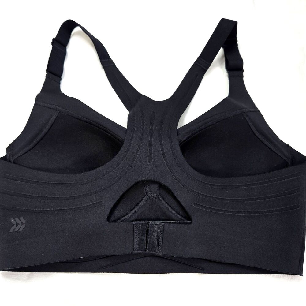 All In Motion High Support Sports Bra Black S Adjustable Straps NWT - Picture 5 of 15
